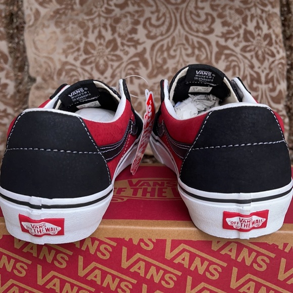 Vans Sk8-Low Leather black/chili pepper WMNS - Picture 14 of 16